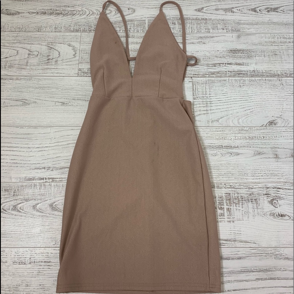 Tan dress
